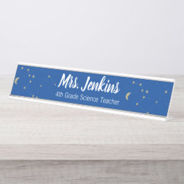 Labrador Moon Constellation Schreibtischnamensplakette