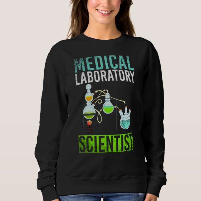 Labrador Nerd Labrador Rat Labrador Techniker Medi Sweatshirt (Vorderseite)