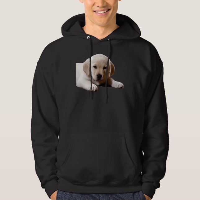 Labrador Nickerchen Time Hoodie (Vorderseite)