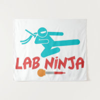 LABRADOR NINJA - WISSENSCHAFTLICHE TAPESTRIE FÜR M