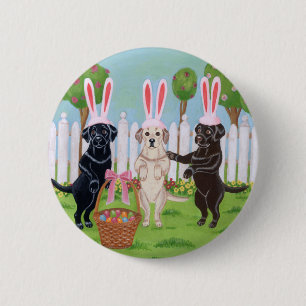 Labrador Osterbrunnes!! Button