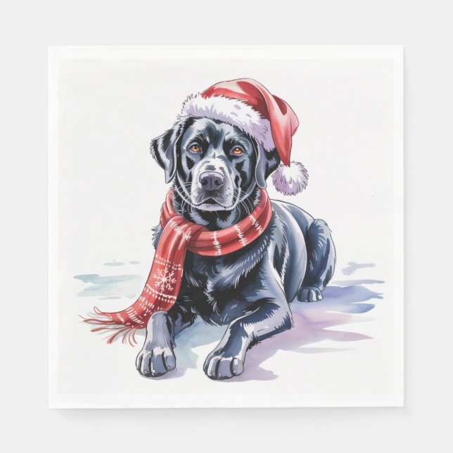 Labrador-Papier-Serviette Serviette (Vorderseite)