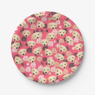 Labrador-Papierplatte Pappteller