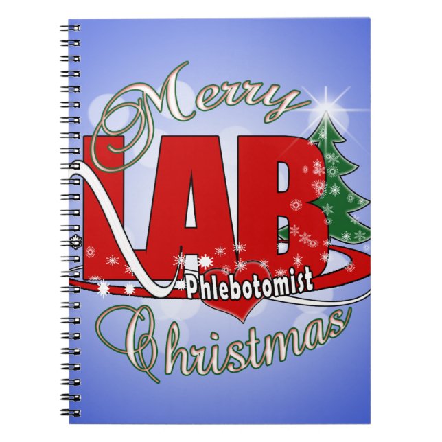 LABRADOR PHLEBOTOMIST CHRISTMAS NOTIZBLOCK (Vorderseite)