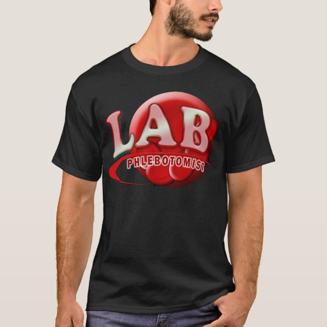LABRADOR PHLEBOTOMIST RBC LOGO T-Shirt (Vorderseite)