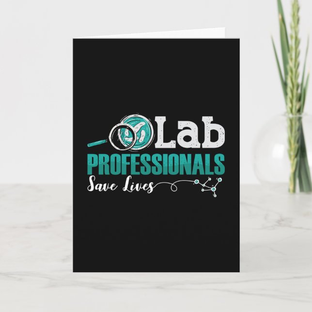Labrador Professionals Rette Laborassistent Karte (Vorderseite)