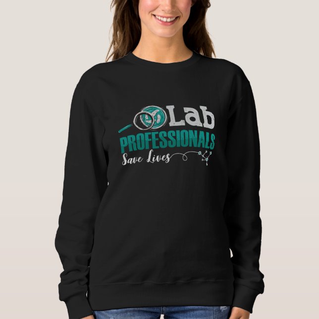 Labrador Professionals Rette Laborassistent Sweatshirt (Vorderseite)