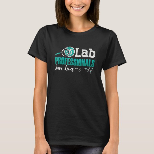 Labrador Professionals Rette Laborassistent T-Shirt (Vorderseite)