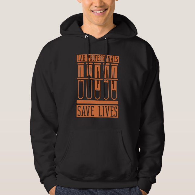 Labrador Professionals Rettete Techniker für techn Hoodie (Vorderseite)