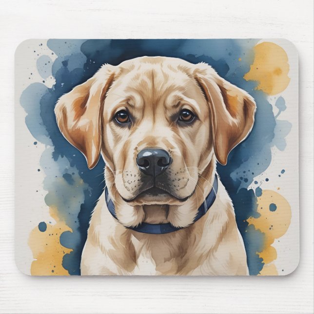 Labrador Puppy Mouse Pad Mousepad (Vorne)