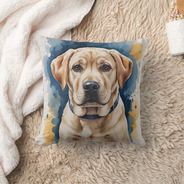 Labrador Puppy Throw Kissen | Wohngestaltung (Decke)