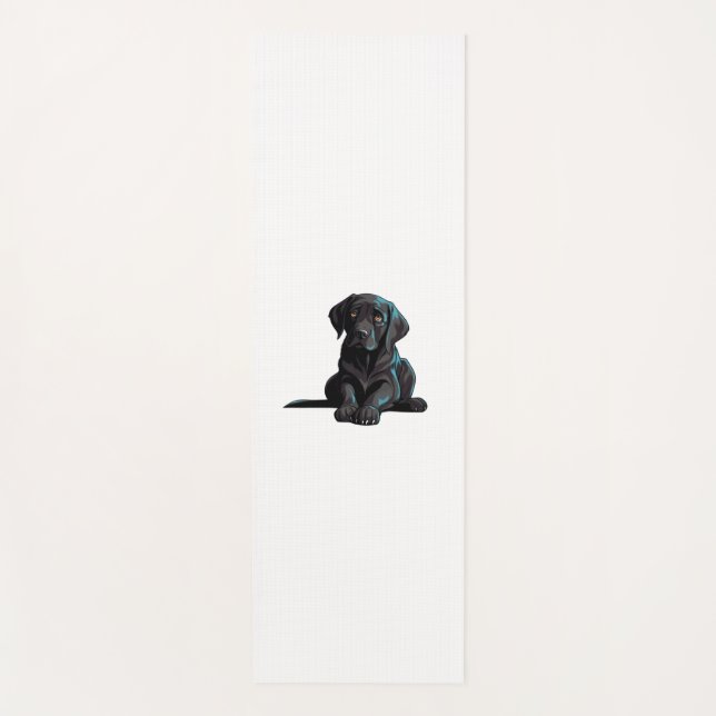 Labrador Puppy Yogamatte (Vorderseite)
