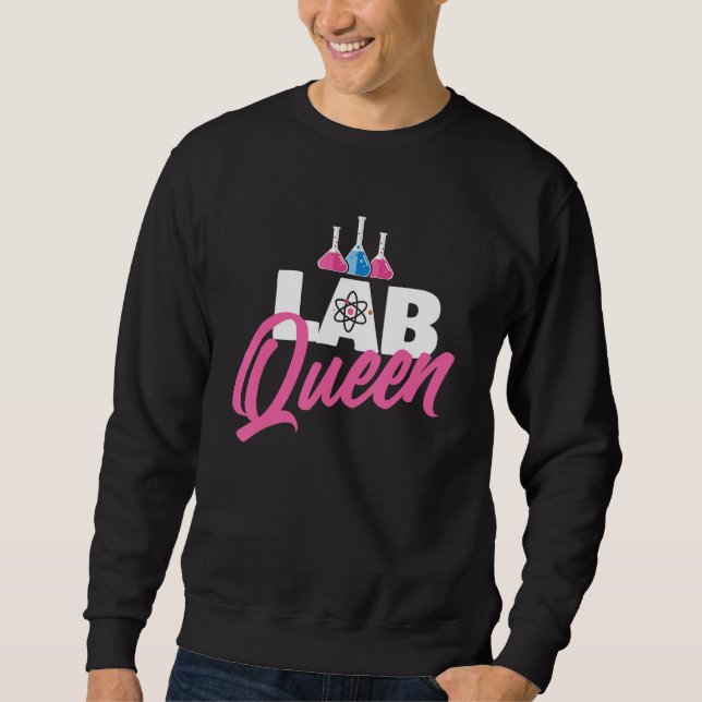 Labrador Queen - Labortechniker Medizin Sweatshirt (Vorderseite)