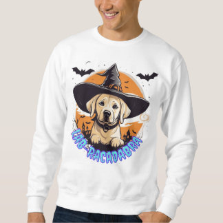 Labrador-Racadabra Halloween Thema Labrador Puppy Sweatshirt