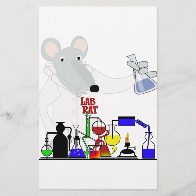 LABRADOR RAT CHEMISTRY BRIEFPAPIER (Vorderseite)