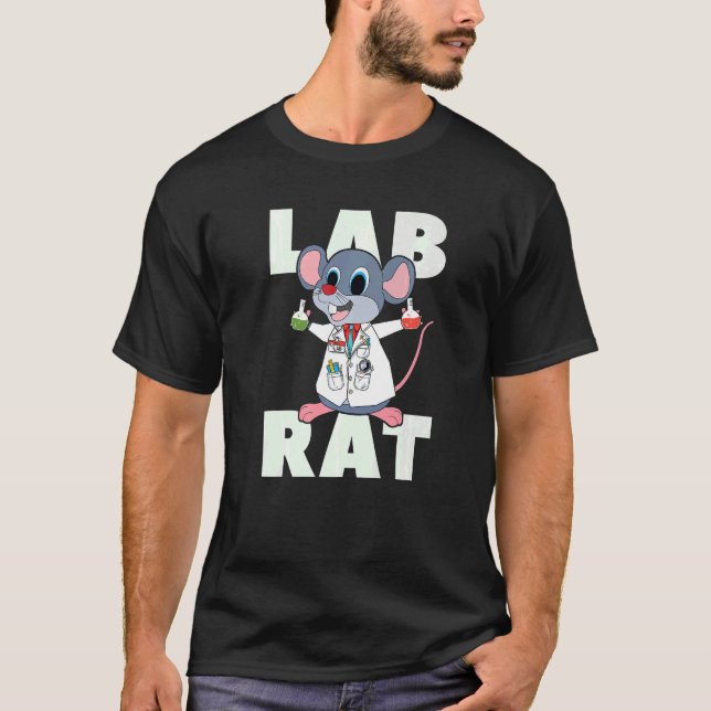 Labrador Rat Medizinischer Technologe Labortechnik T-Shirt (Vorderseite)