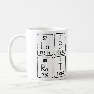 Labrador Rat Periodische Tasse