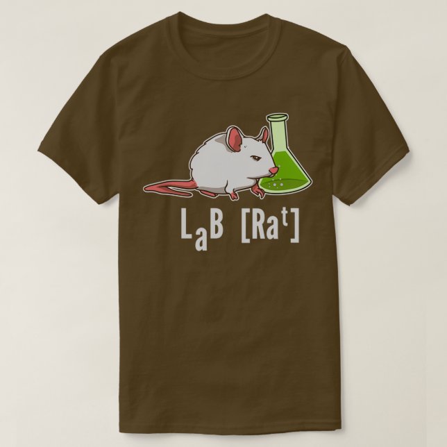 Labrador Rat Science Chemistry Professor Laborator T-Shirt (Design vorne)
