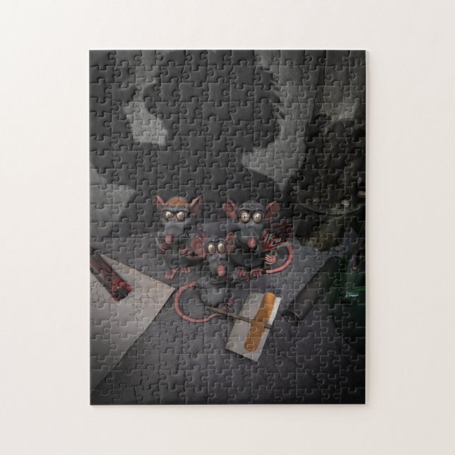 Labrador Rats vereint Puzzle (Vertikal)