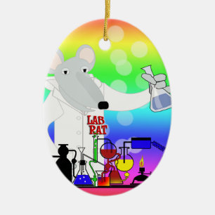 LABRADOR-RATTEN-CHEMIE KERAMIKORNAMENT