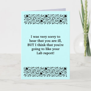 Labrador Report Get Well Card Karte