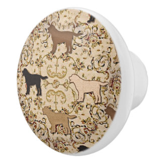 Labrador Retrieder Keramikknauf