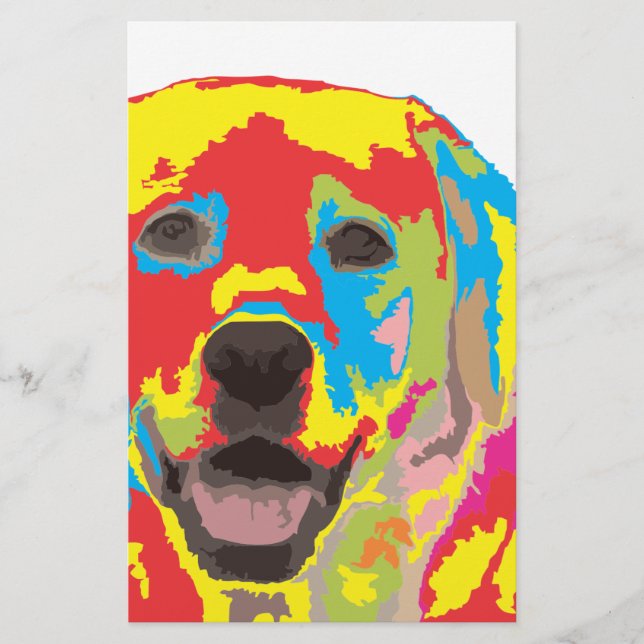 Labrador Retrieever Briefpapier (Vorderseite)