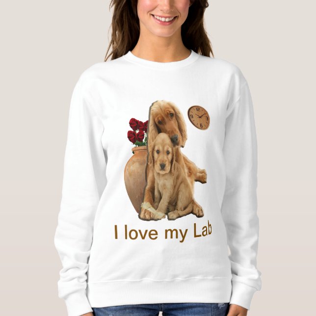 Labrador Retrieever Sweatshirt (Vorderseite)