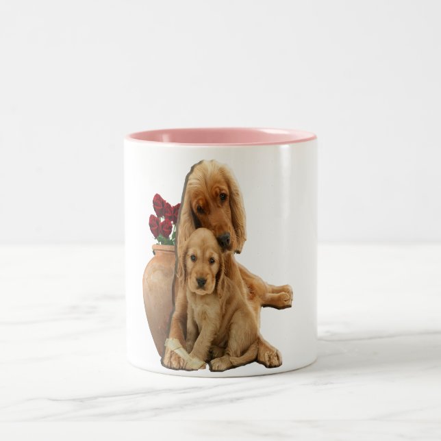 Labrador Retrieever Zweifarbige Tasse (Mittel)