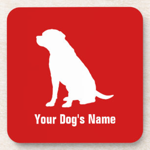 Labrador Retriever ラ ラ ド ブ ル ・ ト レ リ Geschäftspart Getränkeuntersetzer