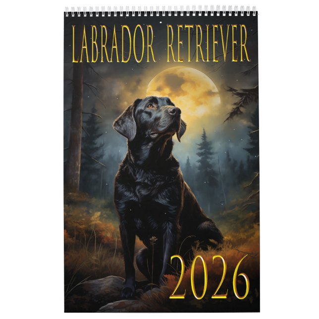 Labrador retriever 2026 wall calendar kalender (Titelbild)