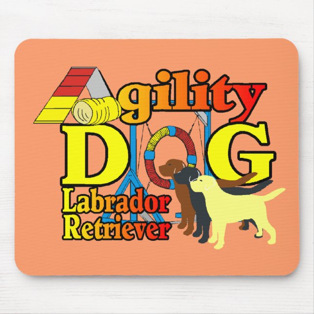 Labrador Retriever Agility Mousepad (Vorne)