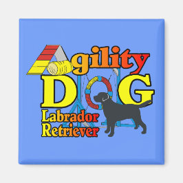 Labrador Retriever Agility Shirts Geschenke Magnet