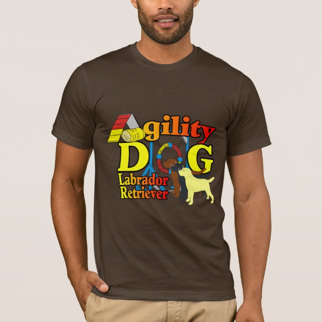 Labrador Retriever Agility T-Shirt (Vorderseite)