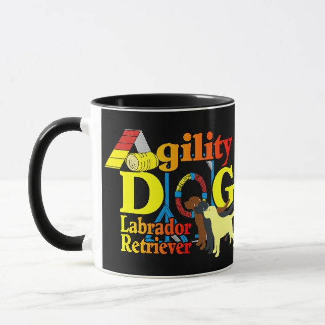 Labrador Retriever Agility Tasse (Links)