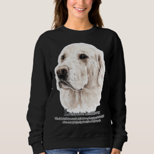 Labrador Retriever Aquarellfarbe Illustration Sweatshirt