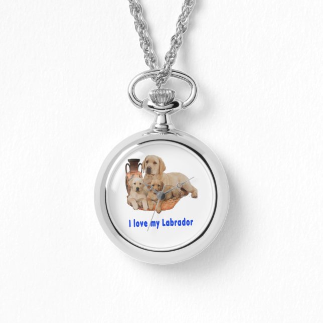 Labrador Retriever Armbanduhr (Vorderseite)