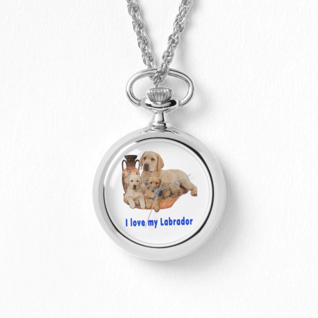 Labrador Retriever Armbanduhr (Vorderseite)