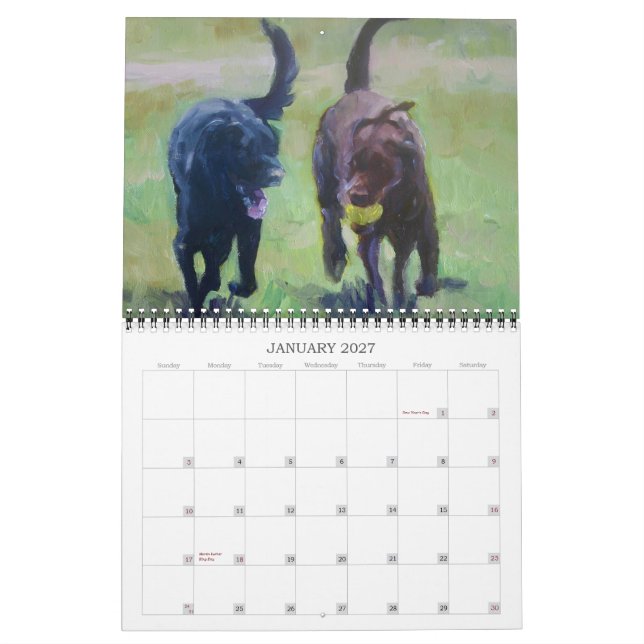 Labrador Retriever Art Calendar 2012 Kalender (Jan 2027)