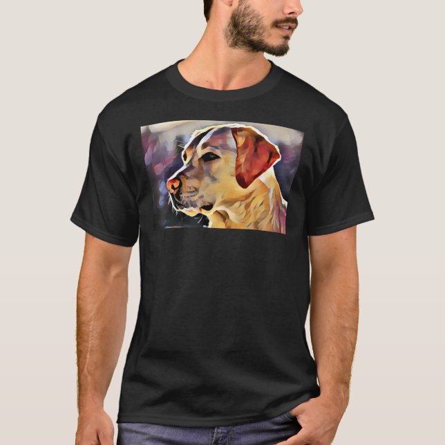 Labrador Retriever Art T-Shirt (Vorderseite)
