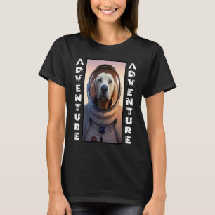 Labrador Retriever Astronaut im Weltraum Cudly Adv T-Shirt