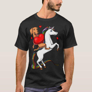 Labrador Retriever auf Einhorn reitend T-Shirt