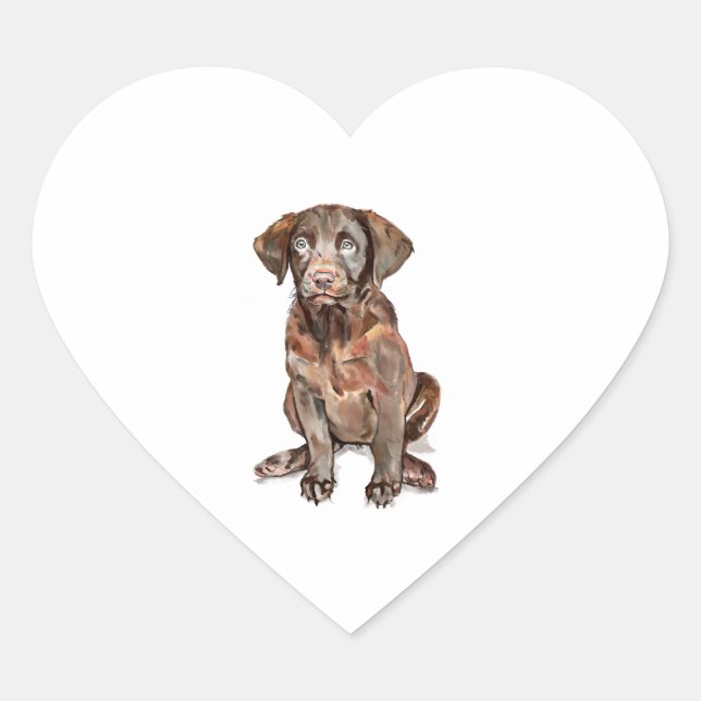 Labrador Retriever Aufkleber (Vorderseite)