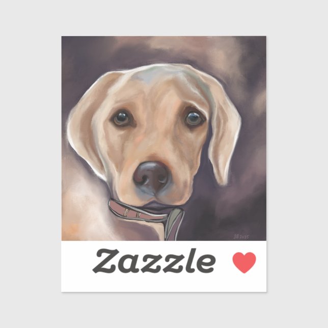 Labrador Retriever Aufkleber (Blatt)