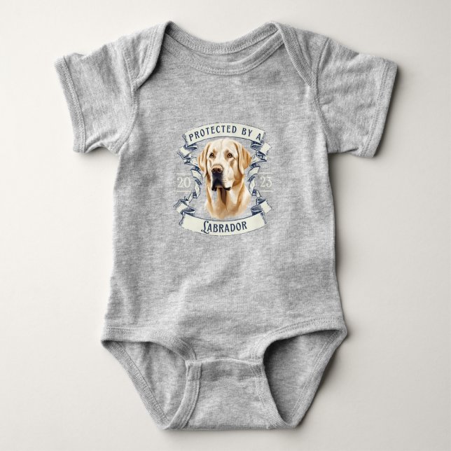 Labrador Retriever Baby Bodysuit Baby Strampler (Vorderseite)