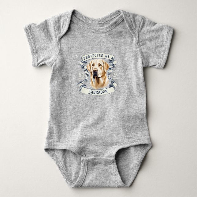 Labrador Retriever Baby Bodysuit Strampler (Vorderseite)