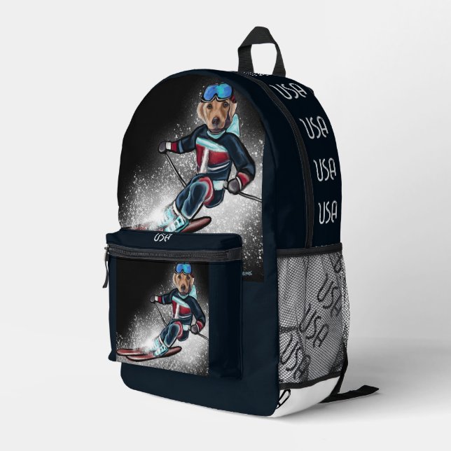 LABRADOR RETRIEVER  BEDRUCKTER RUCKSACK (Rückseitige Ecke Rechts)