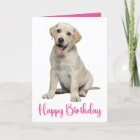 Labrador Retriever Birthday Gelbe Labrador Welpenh