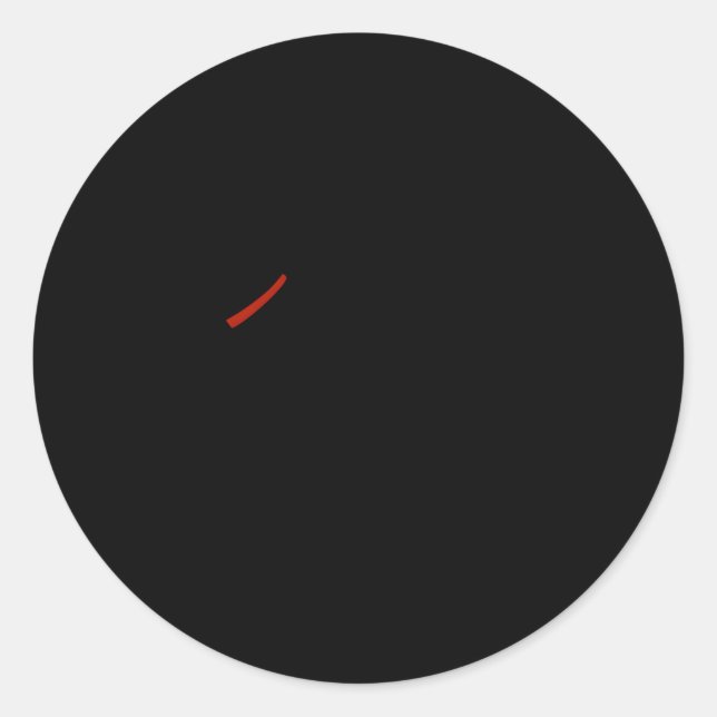 Labrador Retriever Black Lab Runder Aufkleber (Vorderseite)