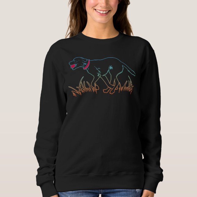 Labrador Retriever Black Lab T-Shirt Sweatshirt (Vorderseite)